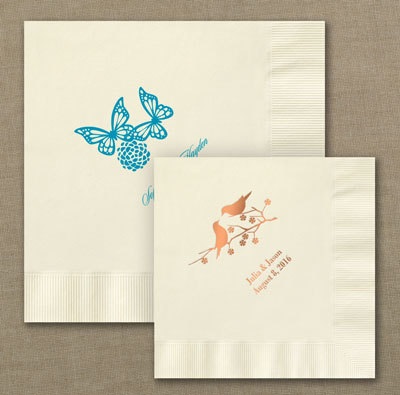 Ivory Wedding Napkins